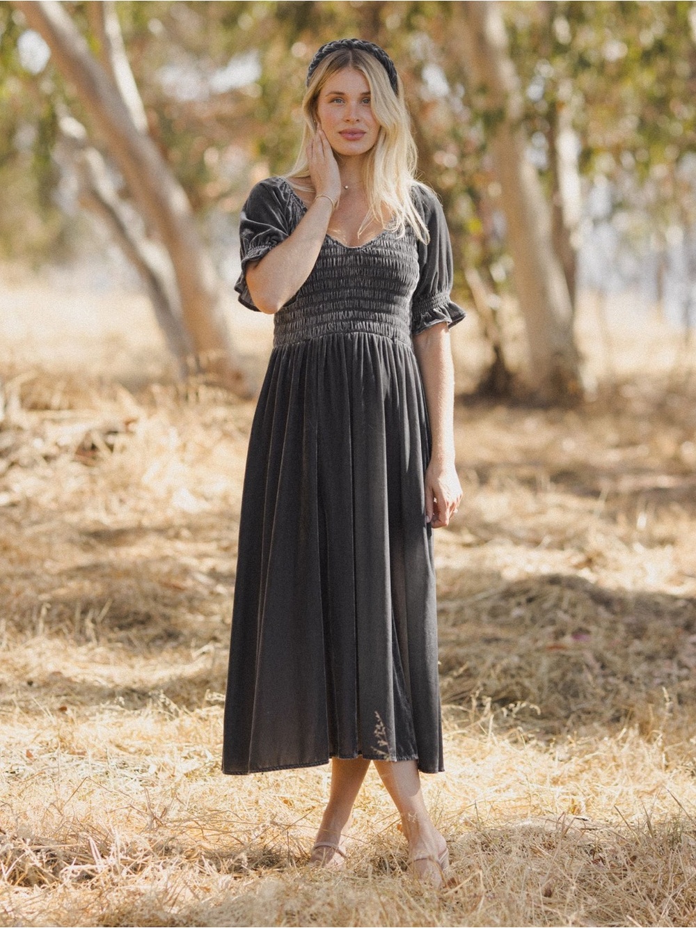 NWT Noralee Women's Adele Dress | Midnight in Large
